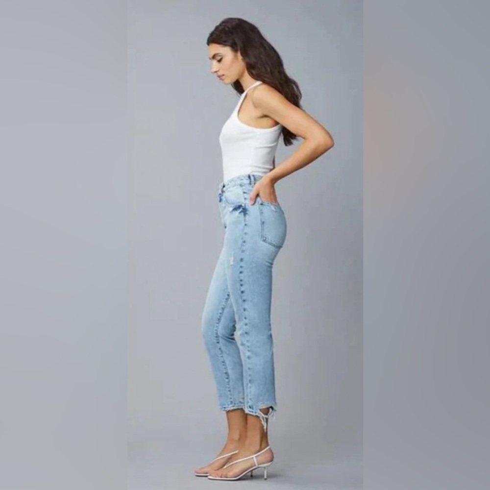 ⭐️⭐️DL1961 SUSIE TAPERED IN JET STREAM DISTRESSED NWT